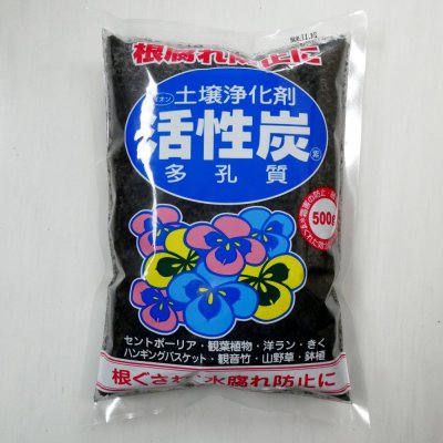 画像1: 粒状-活性炭（素）【500g】多孔質なイオン土壌改良剤｜アミノール化学