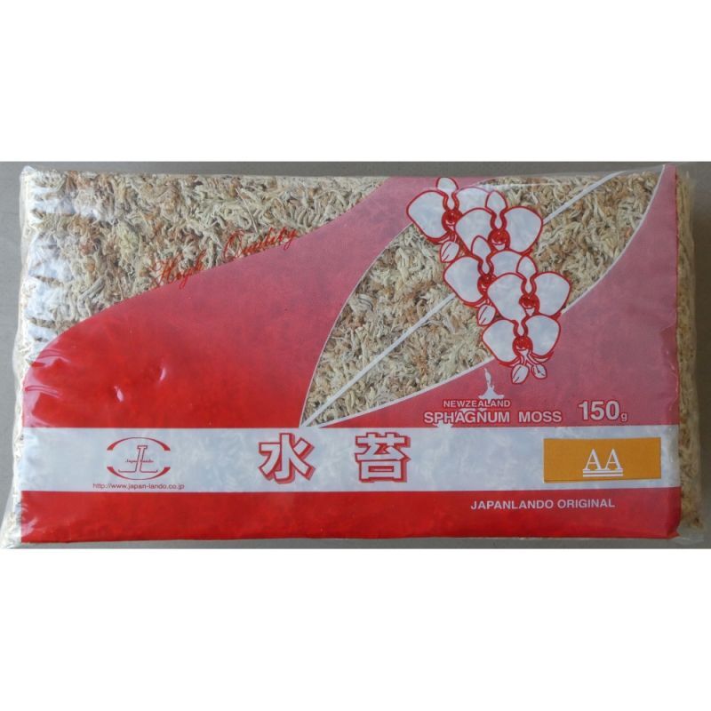 品薄]ニュージーランド産ミズゴケAA級【150g（12L）】SpagMoss「プレミアム水苔」｜ミズゴケ｜土壌改良資材｜たまごや商店