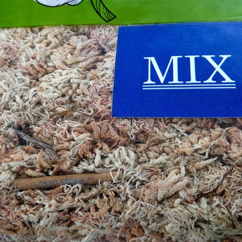 ニュージーランド産ミズゴケ Mix 500g 復元40l Sphagnummoss プレミアム水苔 ミズゴケ 土壌改良資材 たまごや商店